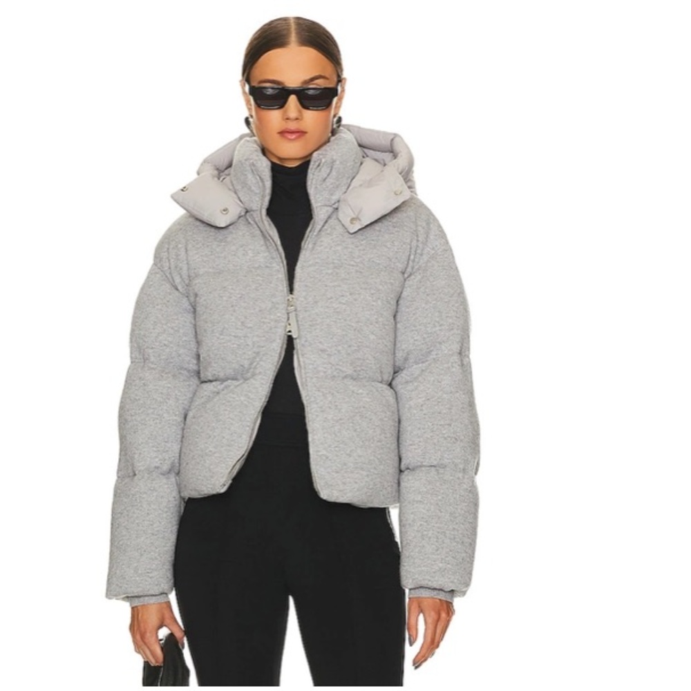 MACKAGE 🔥 Tessi-K  Ladies Down Puffer  Jacket in Grey Cashmere Blend Shell